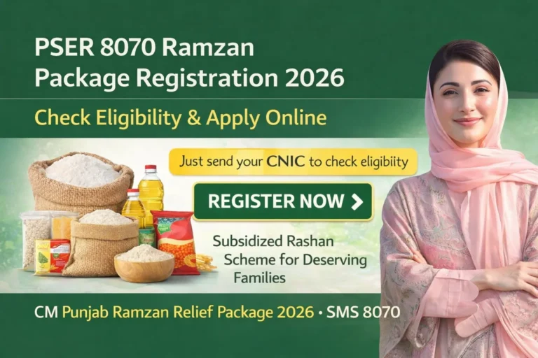 PSER 8070 Ramzan Package Registration 2026